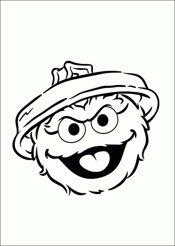 Oscargif ã coloring pages sesame street sesame street birthday party