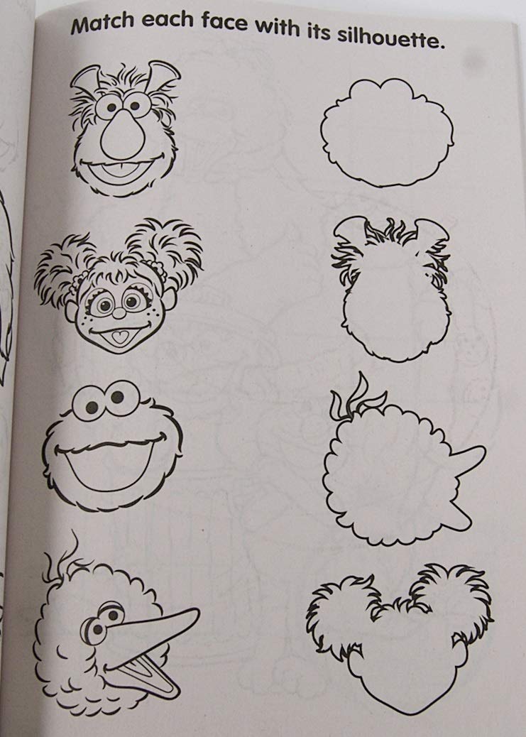 Sesame street coloring activity book bundle
