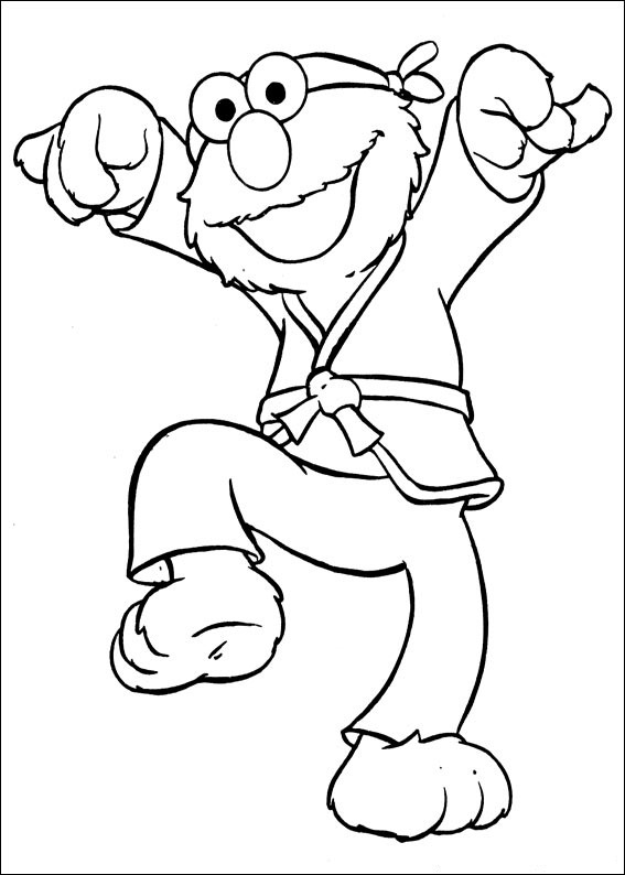 Free printable sesame street coloring pages for kids