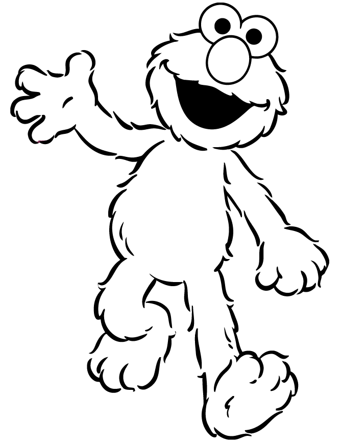 Free printable elmo face template
