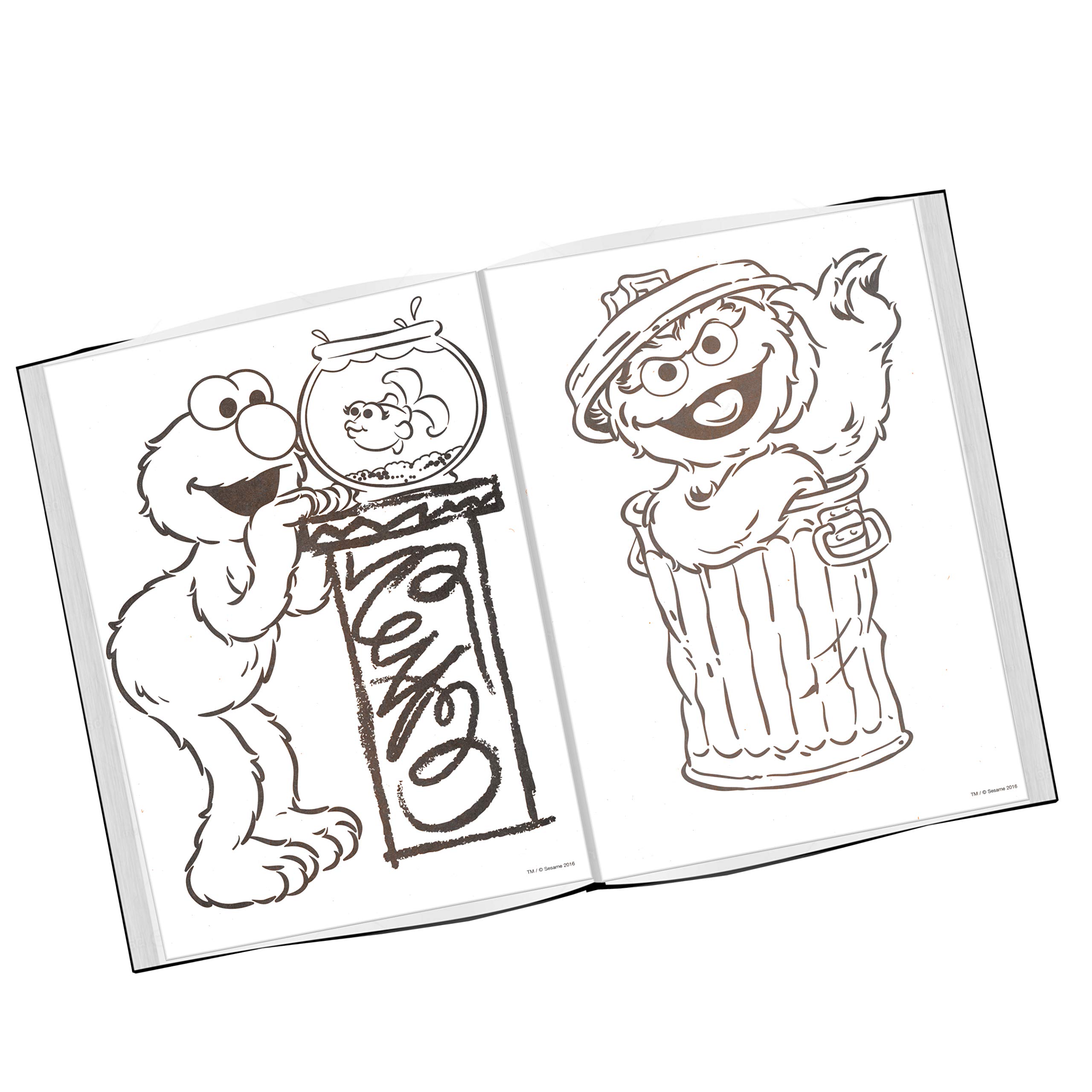 Sesame street gigantic coloring and activity book toys games