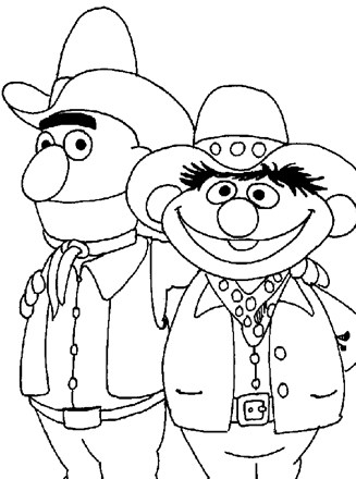 Sesame street coloring page