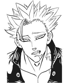 Coloring pages ideas seven deadly sins anime seven deady sins coloring pages