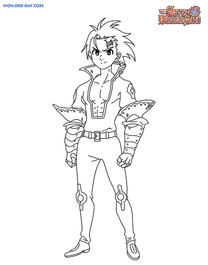 Seven deadly sins coloring pages wonder day â coloring pages for children and adults