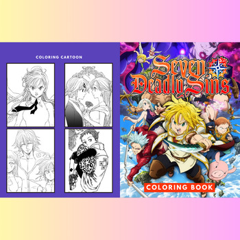 Seven deadly sins coloring pages for students preschool pre