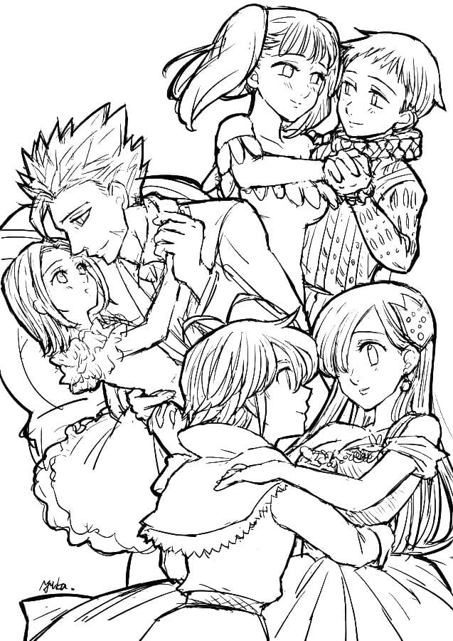 Seven deadly sins coloring pages wonder day â coloring pages for children and adults