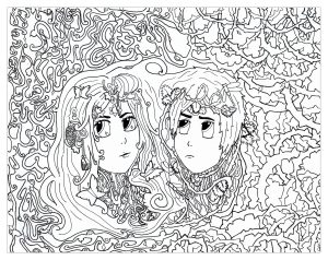 Spirit coloring pages for adults kids