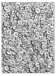 Sewing coloring pages for adults kids