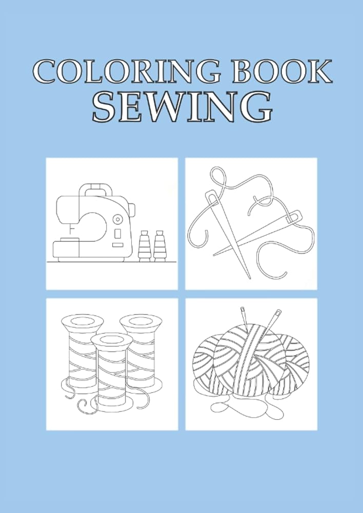 Coloring book sewing sewing coloring book pages size x cm din a spilker eric books