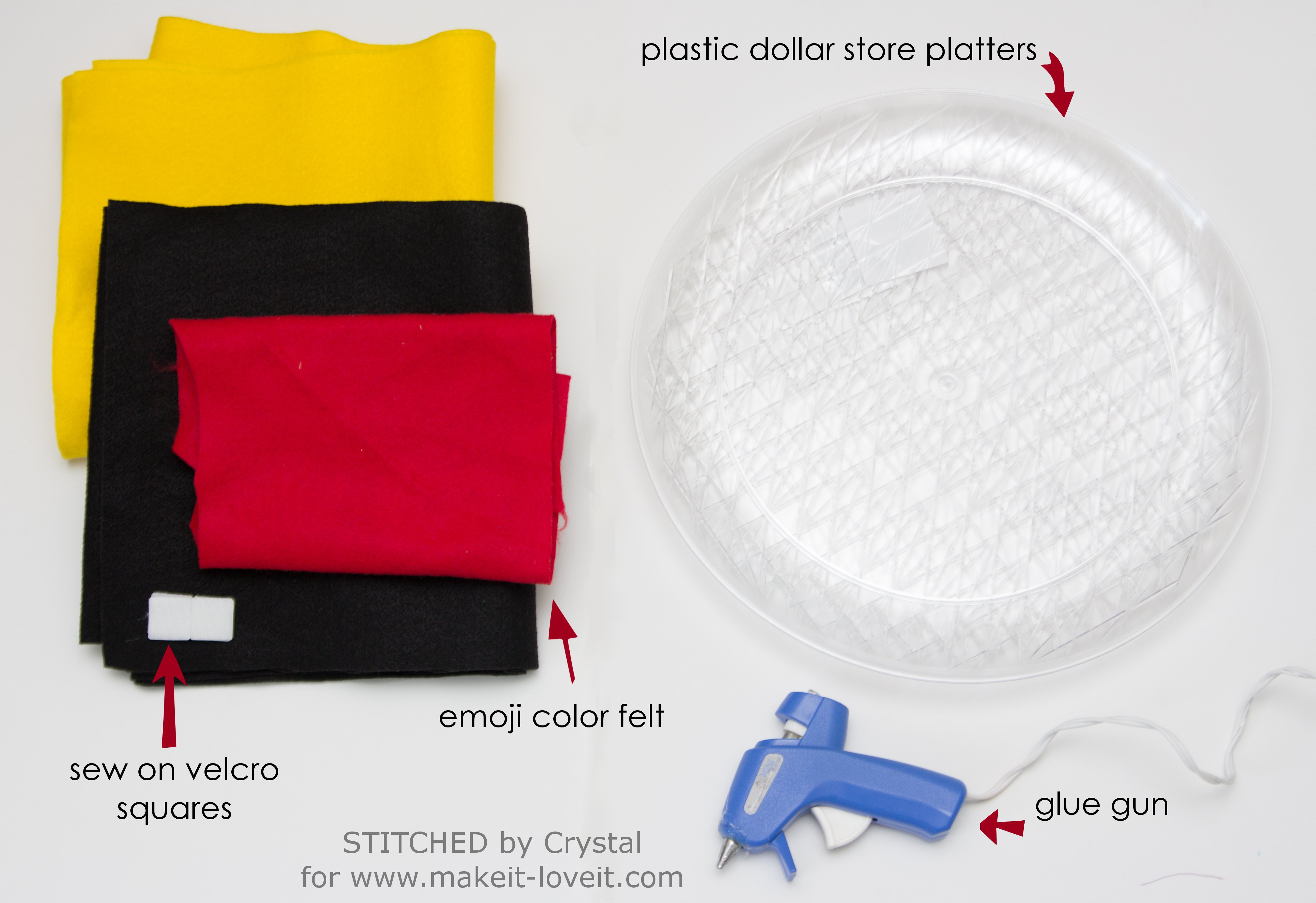 Make a quick no sew emoji costume make it love it