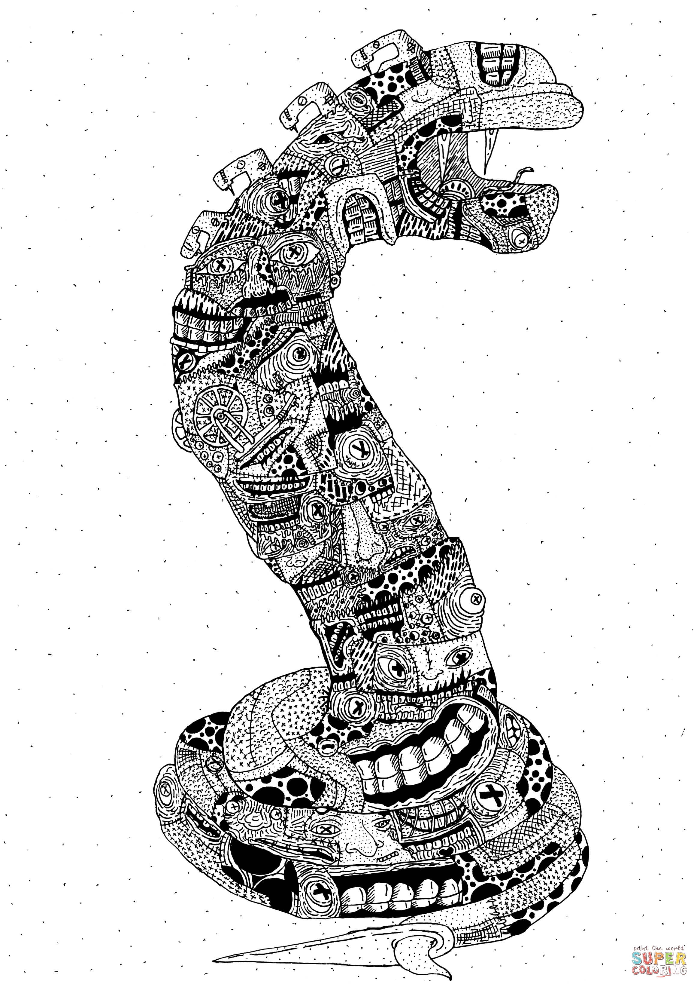 Sewing deity by kris man coloring page free printable coloring pages