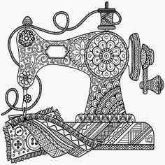 Sewing coloring pages ideas coloring pages coloring books coloring book pages