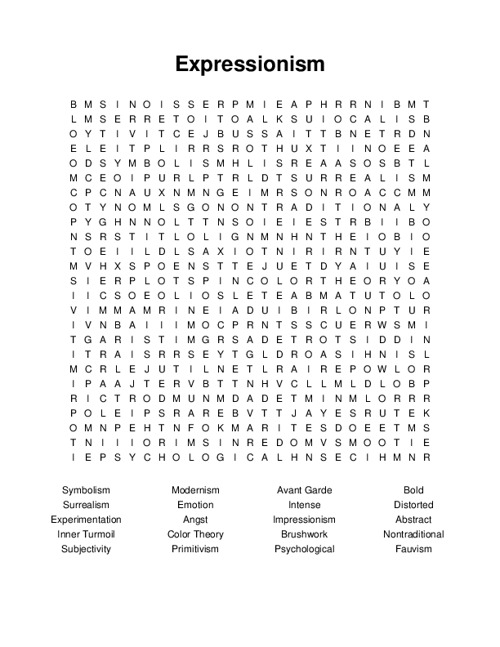 Sewing word search