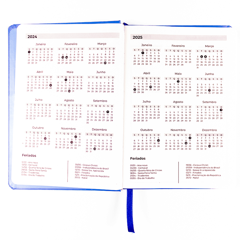 Planner semanal magnolia origem mono azul â magnãlia papelaria