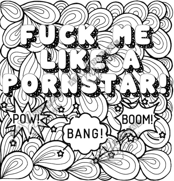 Sexual coloring page sheet for adults