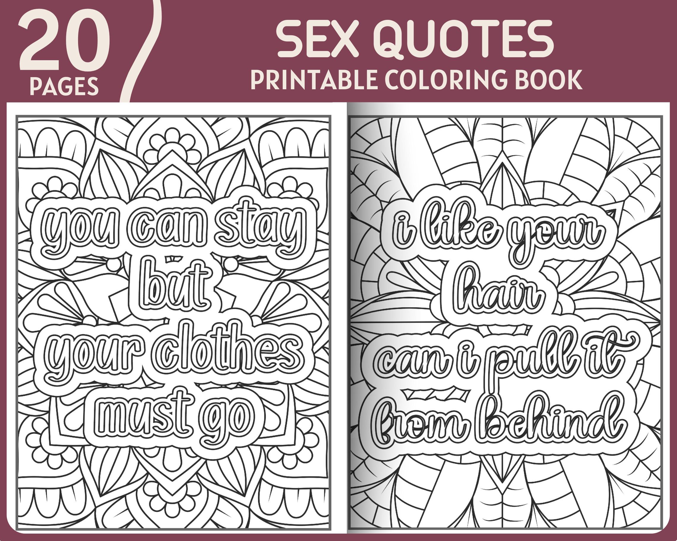 Sex coloring book for her