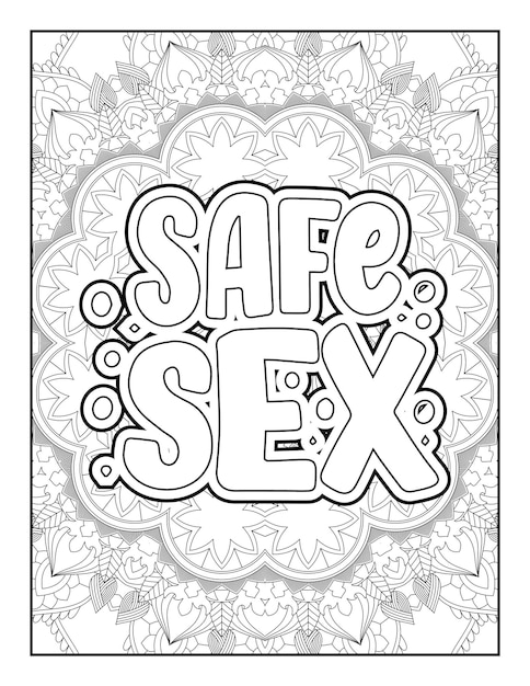 Premium vector quotes coloring page inspirational quotes typography quotes