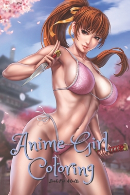 Anime girl coloring book for adults kawaii cute and sexy manga