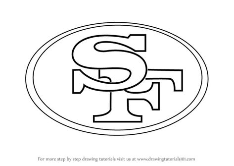 San francisco ers logo coloring pages ers san francisco ers logo