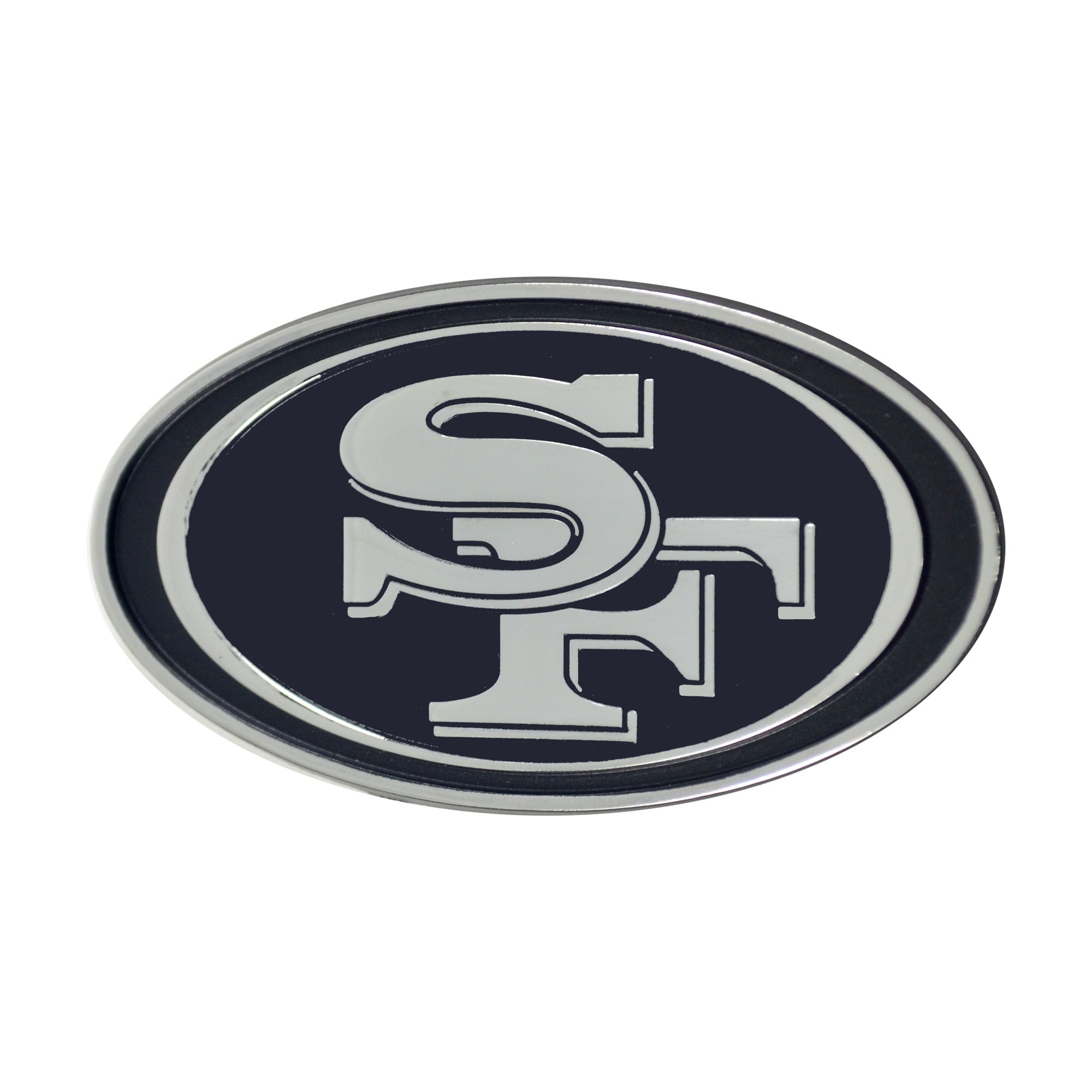San francisco ers premium solid metal chrome plated car auto emblem â patch collection
