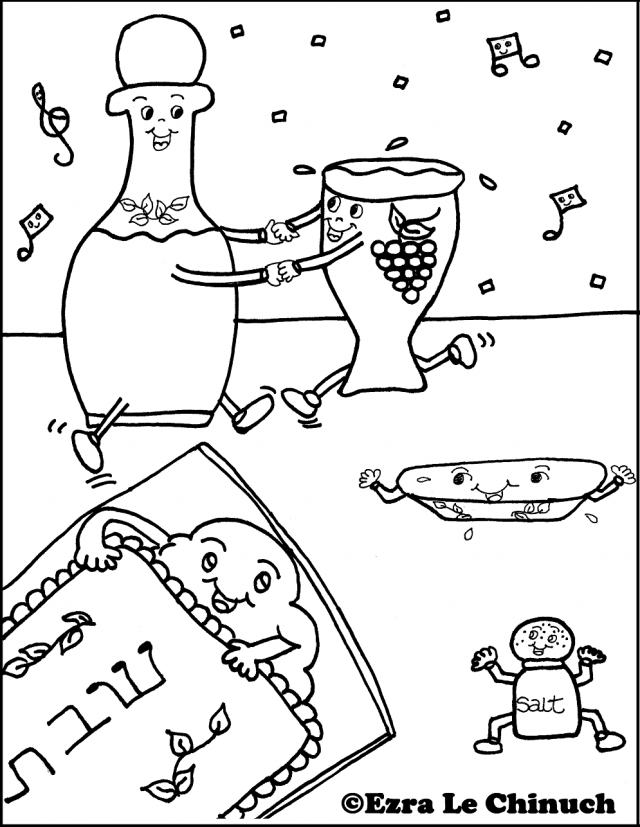 Shabbos colouring pages shabbat coloring pages printable for free download