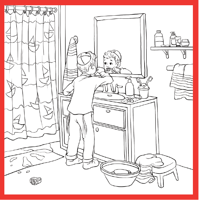 Todays activity new morning routine coloring pages free download