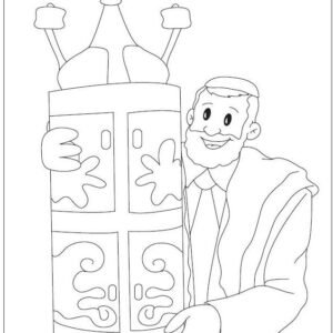 Shabbat coloring pages printable for free download
