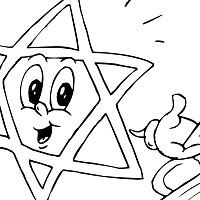 Bless the matzoh coloring pages