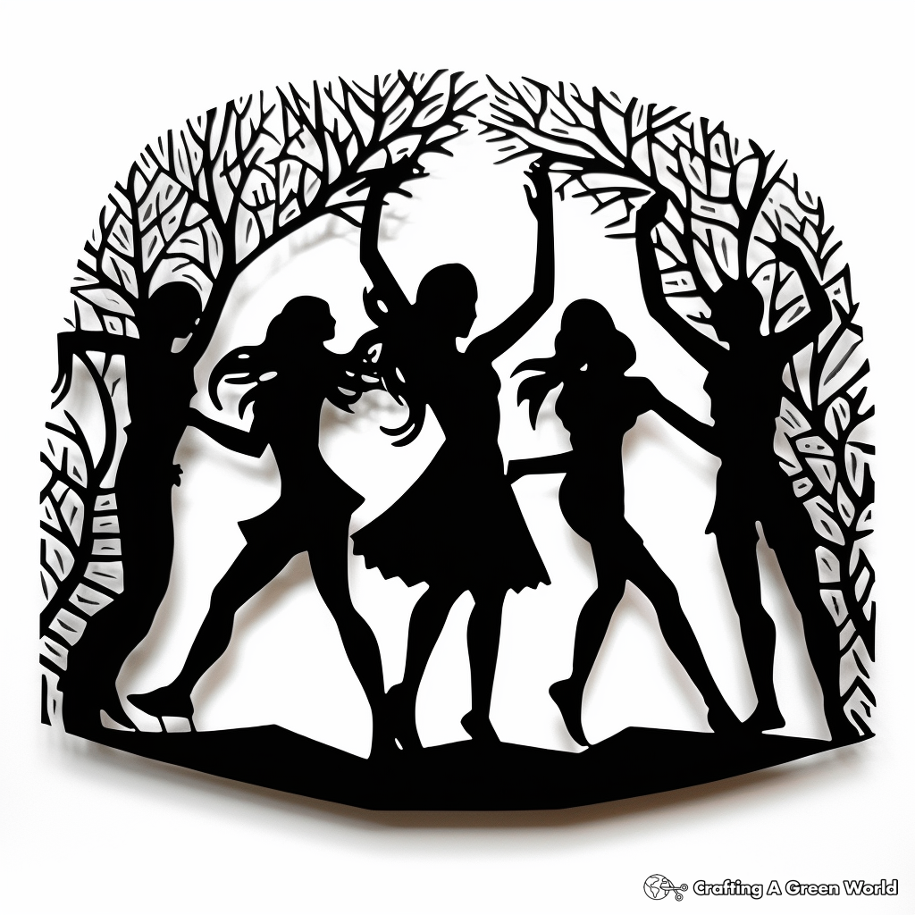 Shadow coloring pages