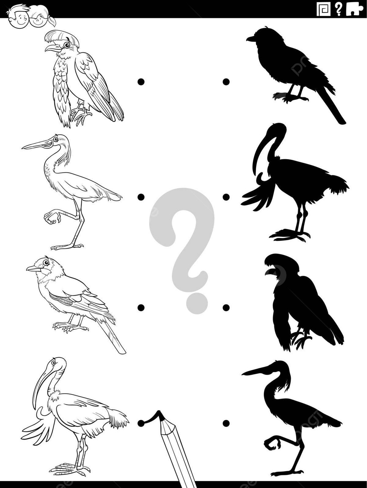 Shadows coloring page png transparent images free download vector files
