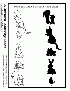 This page has a lot of free printable shadow matching worksheet for kidsparents and preschool teachersâ shadow activities preschool shadows preschool groundhog