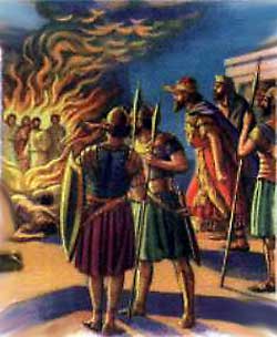 Shadrach meshach and abednego in the fiery furnace