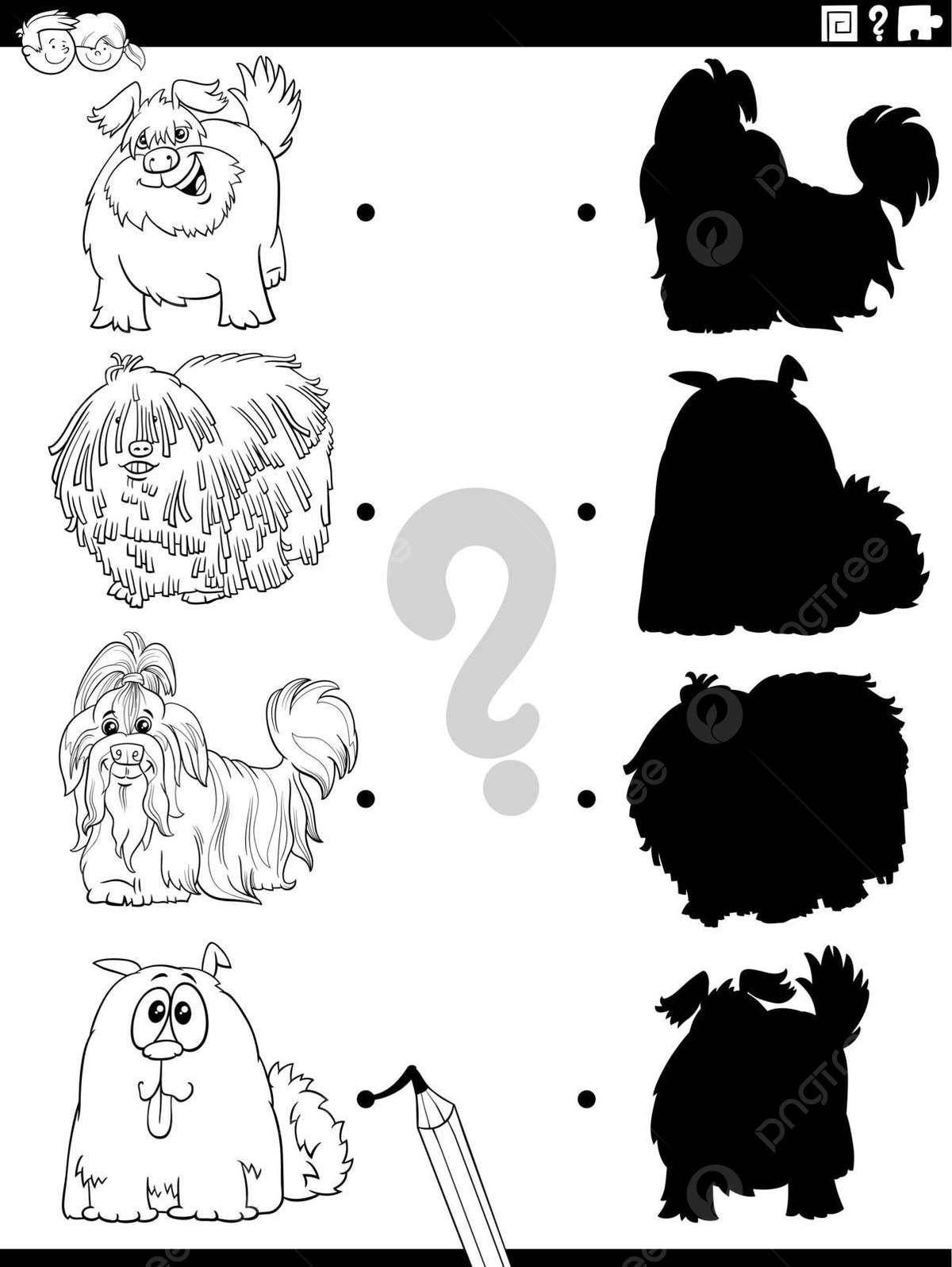 Coloring page cartoon shaggy dogs in a shadowy game vector car drawing cartoon drawing dog drawing png and vector with transparent background for free download