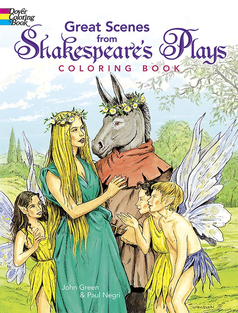 Great scenes from shakespeares plays coloring book