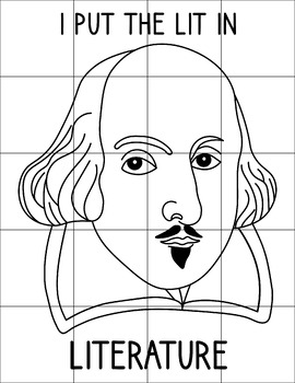William shakespeare collaborative art poster coloring pages group project