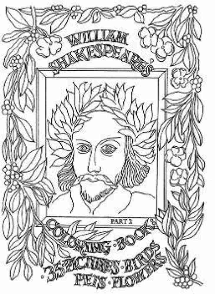 William shakespeares coloring book part buy william shakespeares coloring book part by downer paul a at low price in india