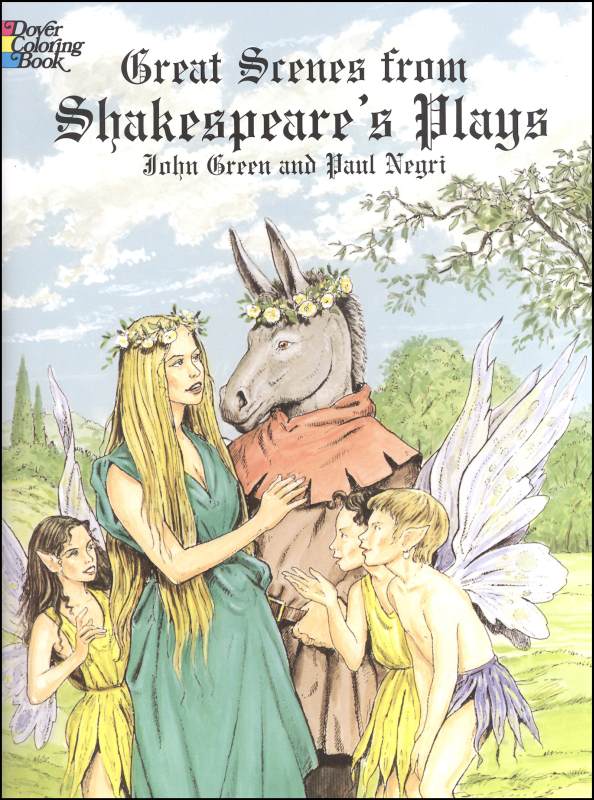 Great scenes from shakespeares plays coloring book