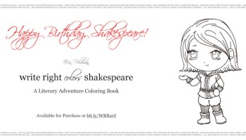 Order your write right colors shakespeare coloring book