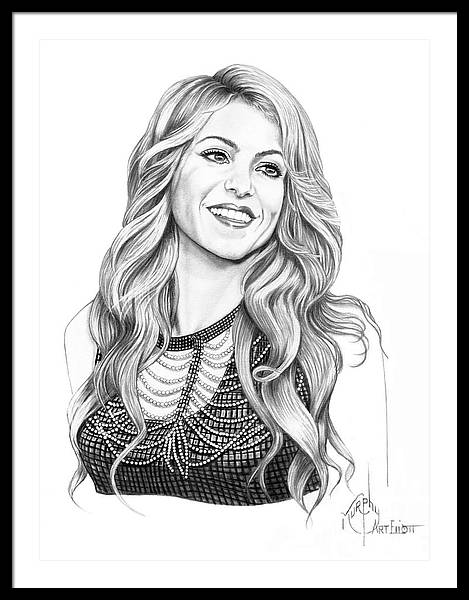 Shakira framed art prints for sale