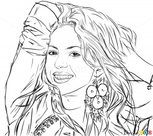 How to draw shakira celebrities