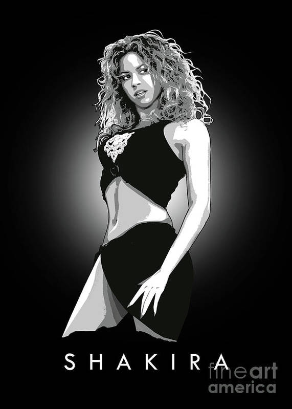 Shakira poster by bo kev