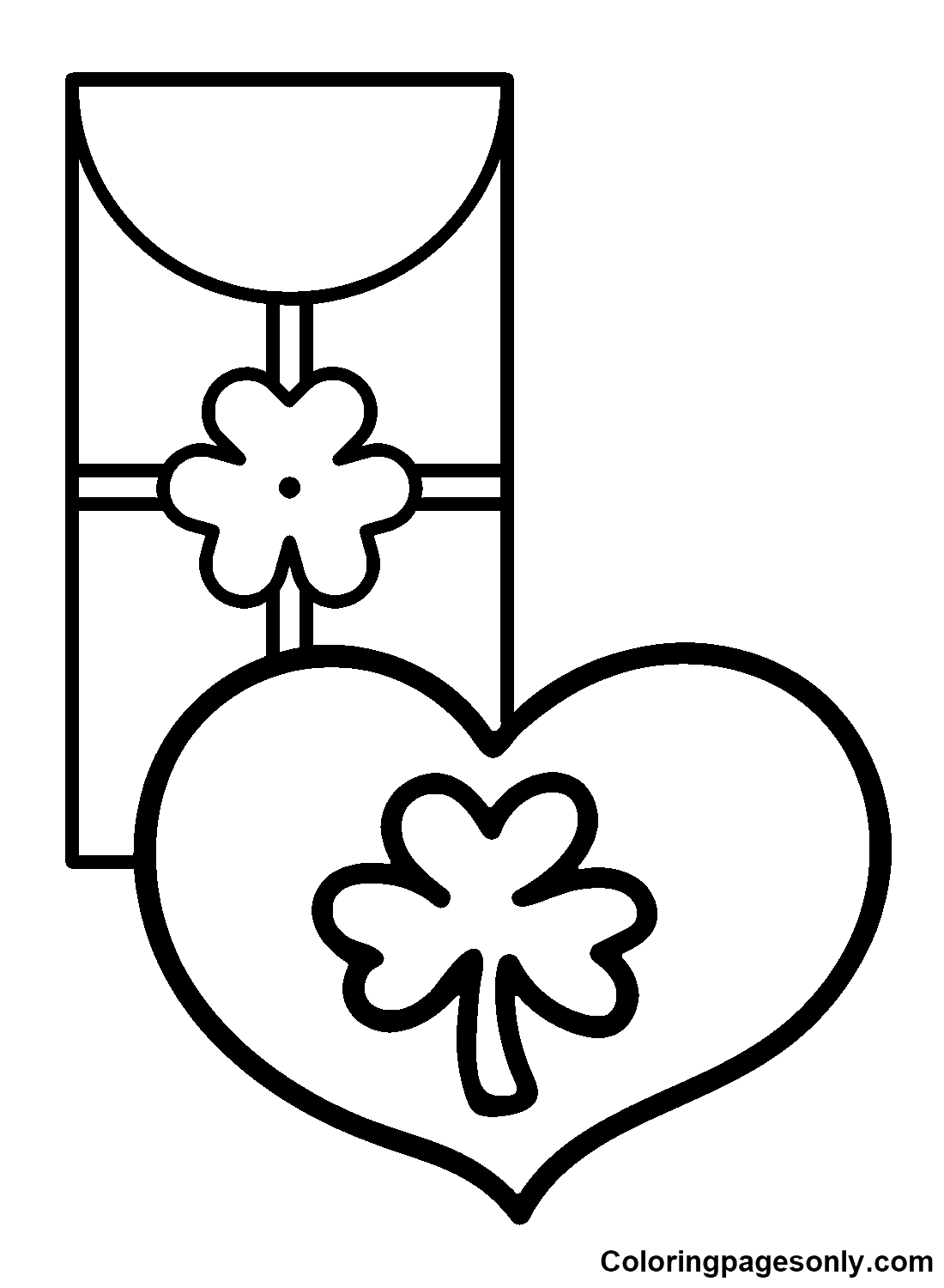 Shamrock coloring pages printable for free download