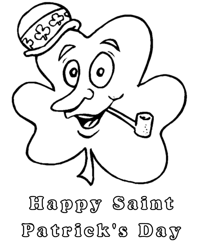 Bluebonkers st patricks day coloring page sheets