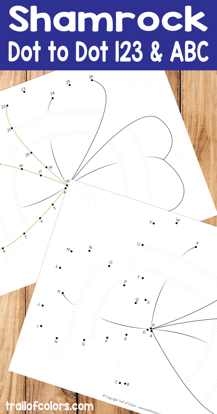 Shamrock dot to dot