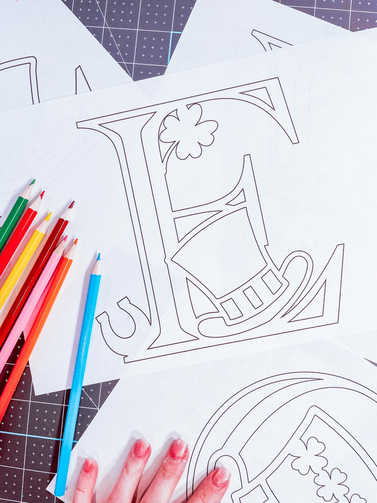 Abc st patricks day coloring pages alphabet â extraordinary chaos