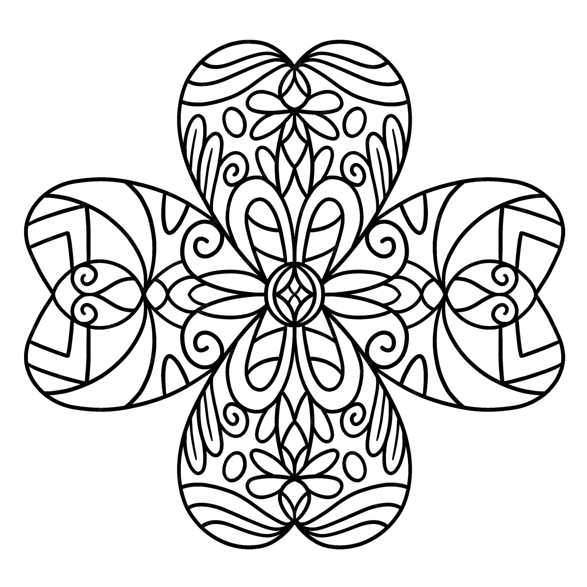 Premium vector saint patricks day shamrock mandala isolated