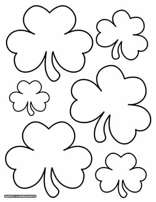 Shamrock templates