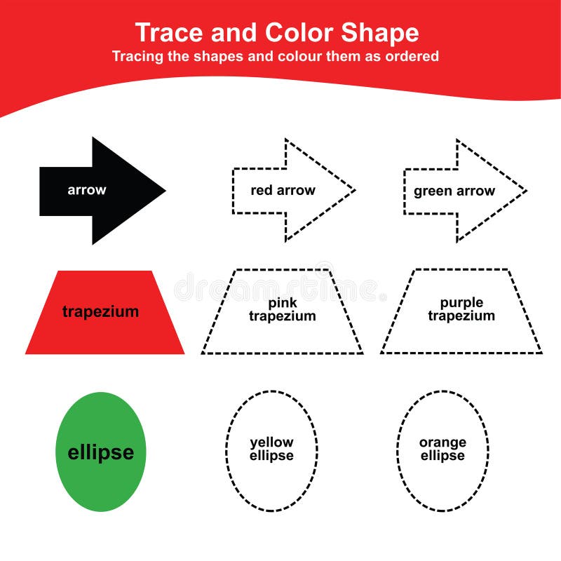 Shapes worksheet stock illustrations â shapes worksheet stock illustrations vectors clipart