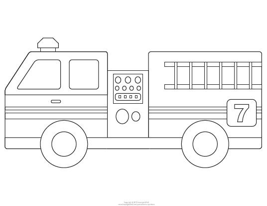 Fire truck template printable fire engine template for the boy firetruck birthday fire truck party fire trucks