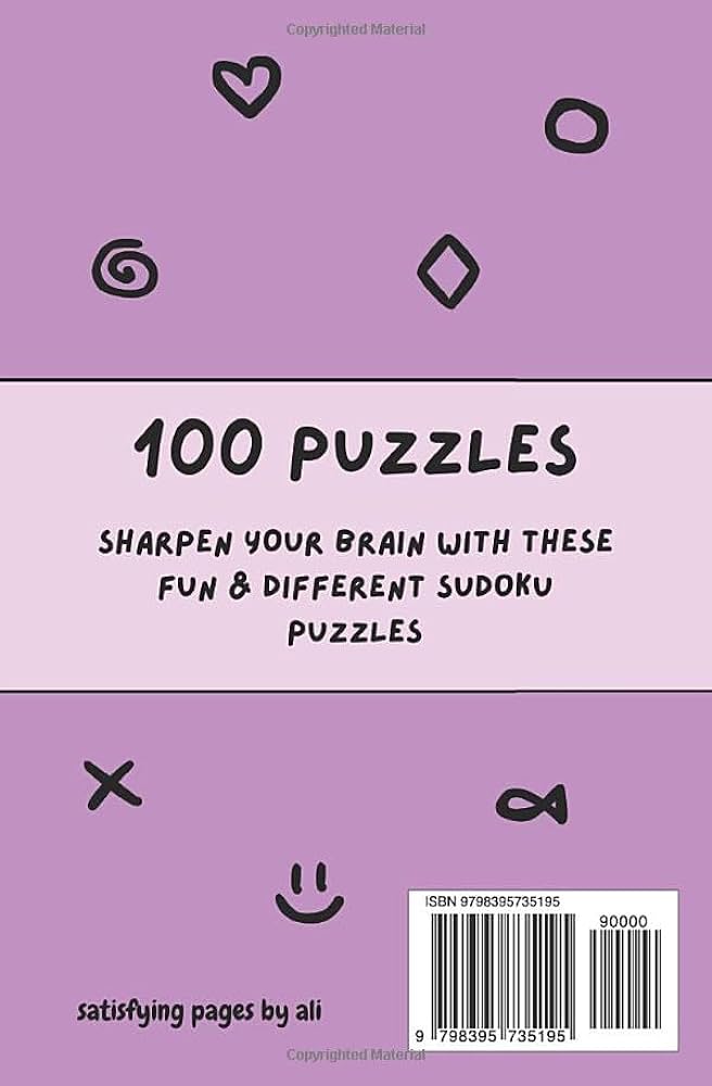 Shape sudoku satisfying pages ali books